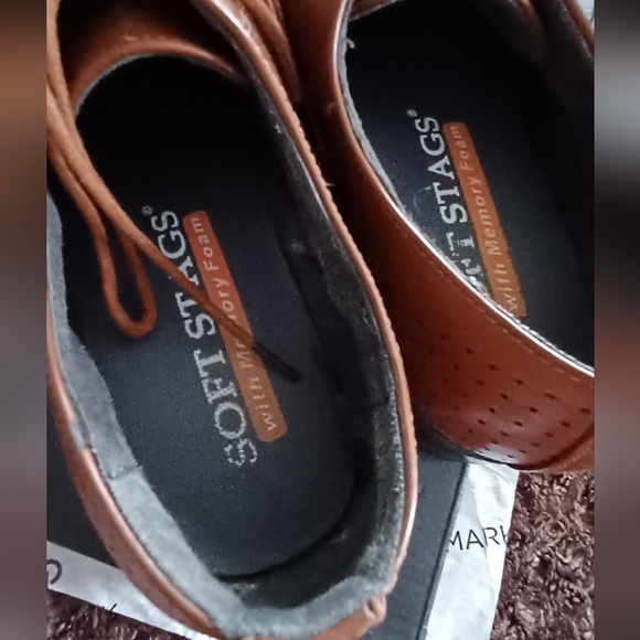 Men's Civilized Oxford leather Softstags w/ Memory foam - Picture 4 of 7